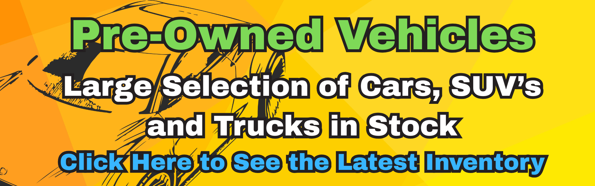 Pre-owned banner March 2026